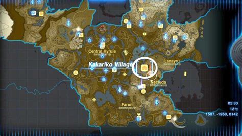 kakariko village zelda totk|kakariko village map totk.